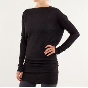 Lululemon | Serenity Sweater Wrap Dress Gray